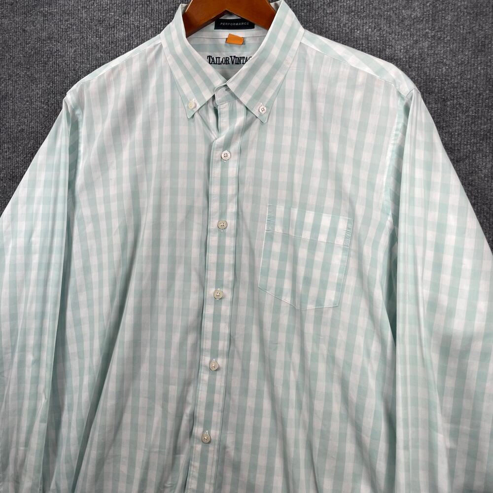 Tailor Vintage Performance Button Down Shirt Men'… - image 2